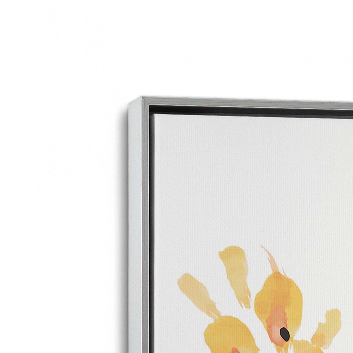 [Color:Polished Chrome], Picture of art in a Polished Chrome frame at an angle