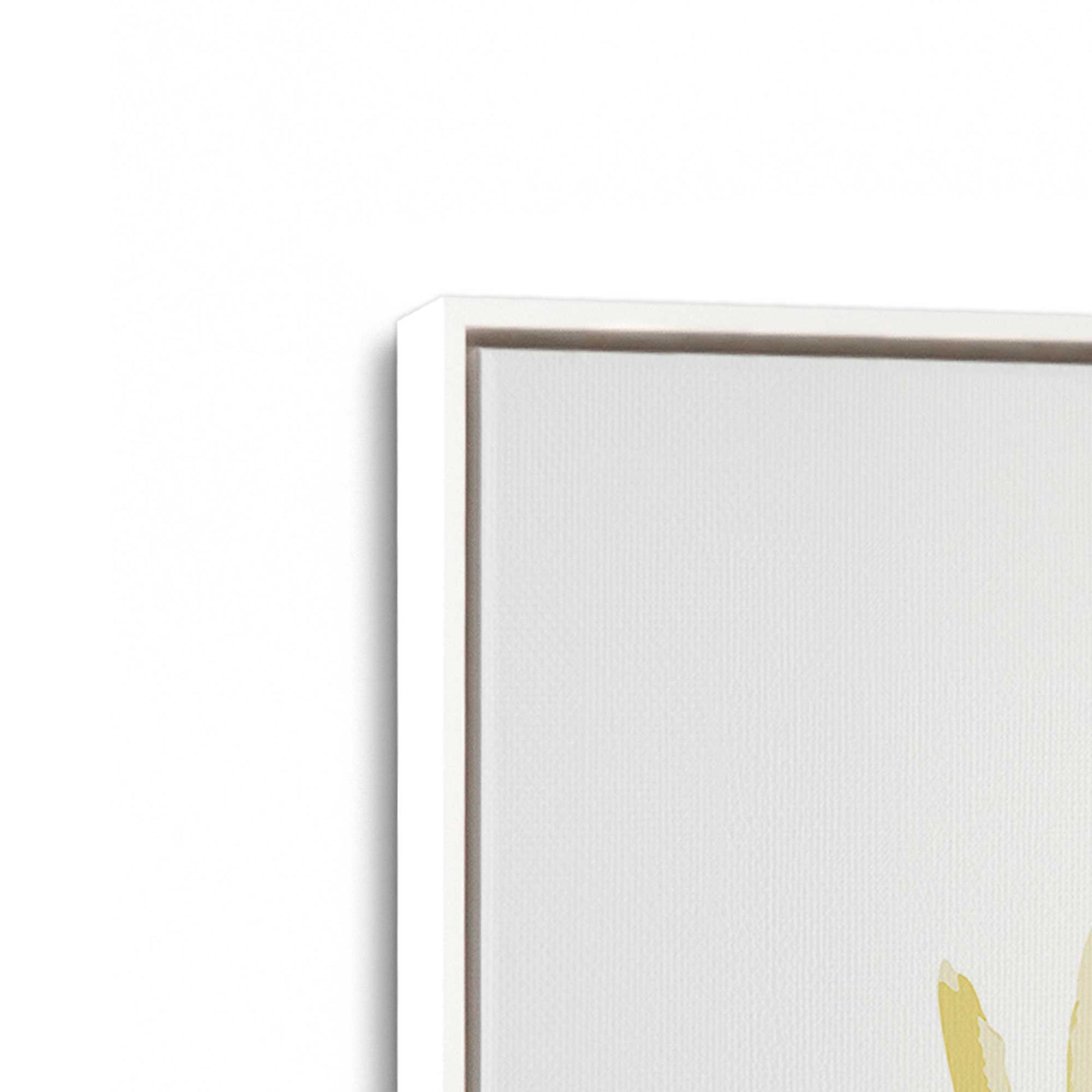 [Color:Opaque White], Picture of art in a White frame at an angle