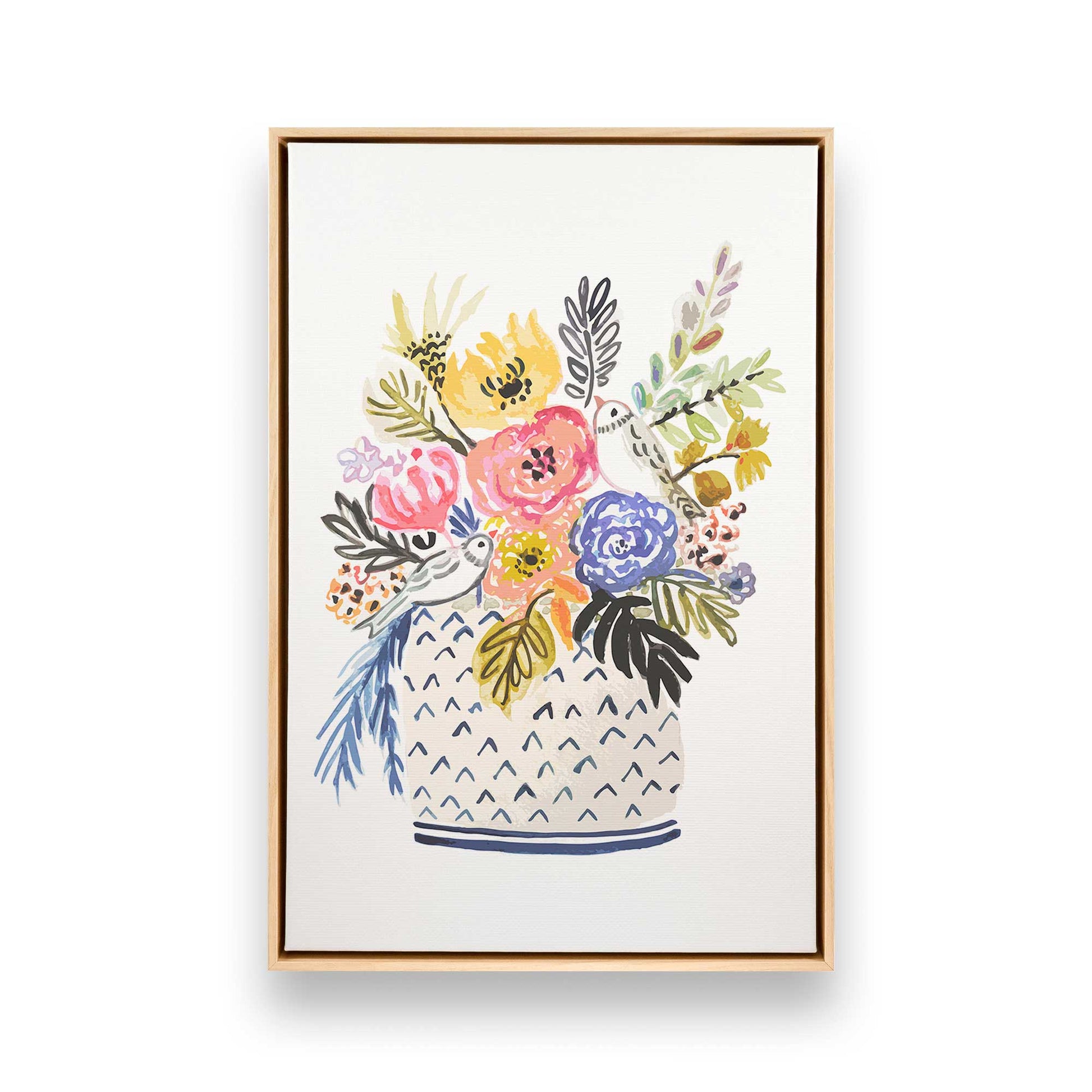 [Color:American Maple], Picture of art in a American Maple frame