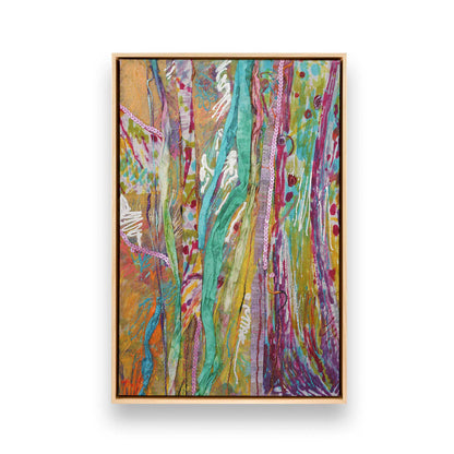 [Color:American Maple], Picture of art in a American Maple frame