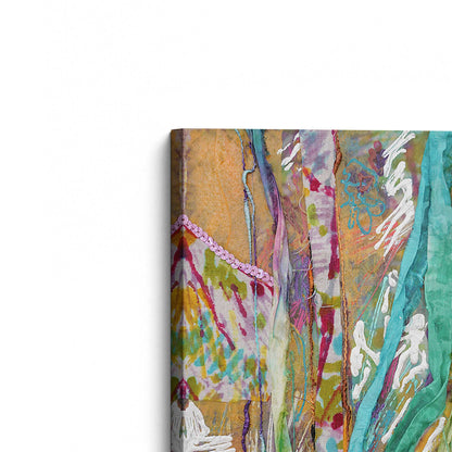 [Color:Stretched Canvas], Picture of the corner of the art