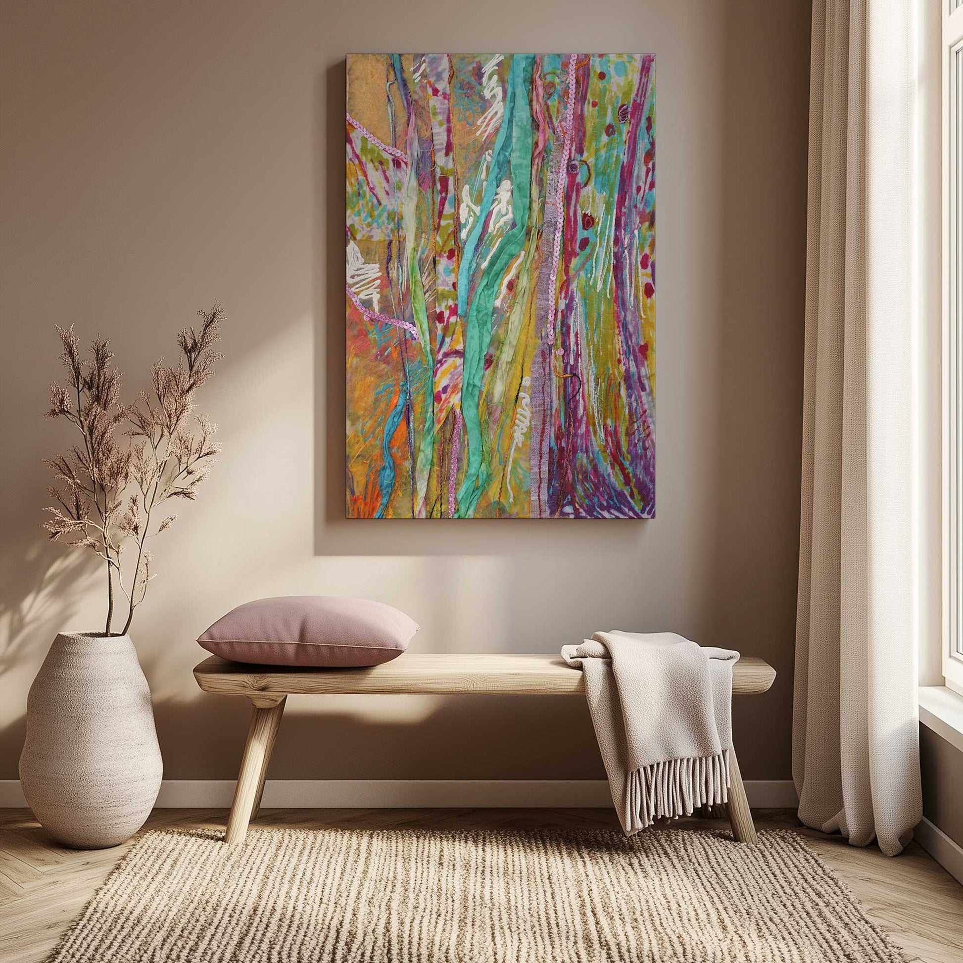 Picture of art in a room