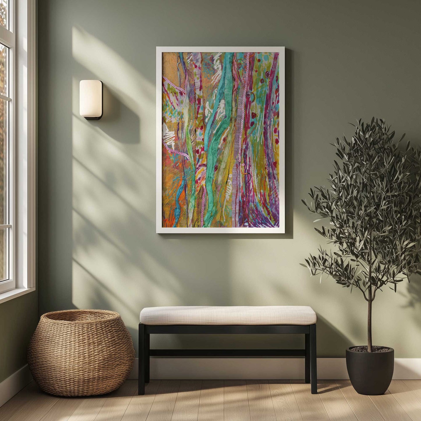 Picture of art in a room