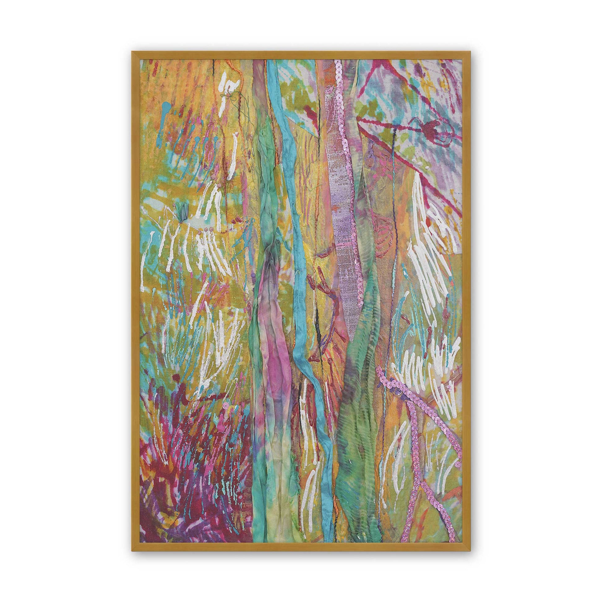[Color:Polished Gold], Picture of art in a Polished Gold frame
