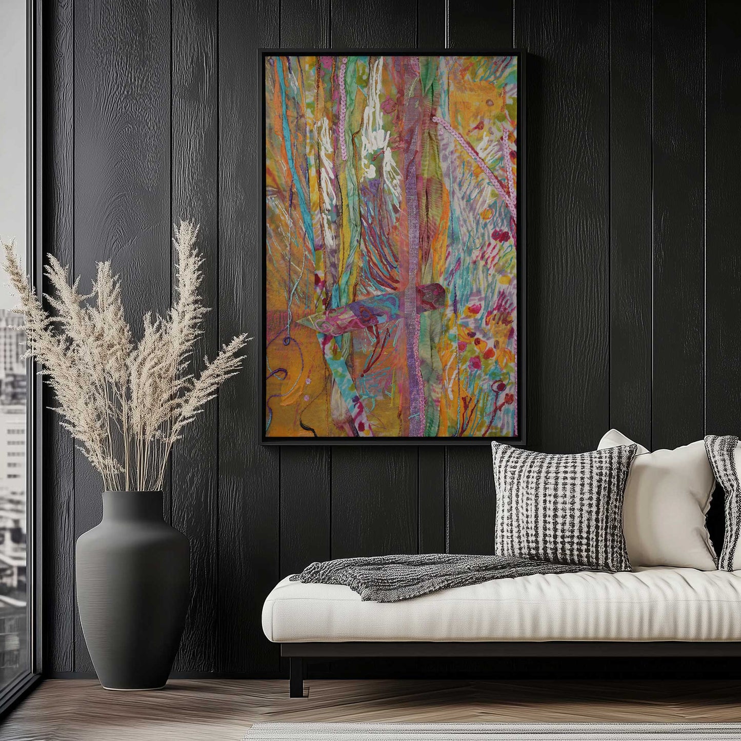 Picture of art in a room
