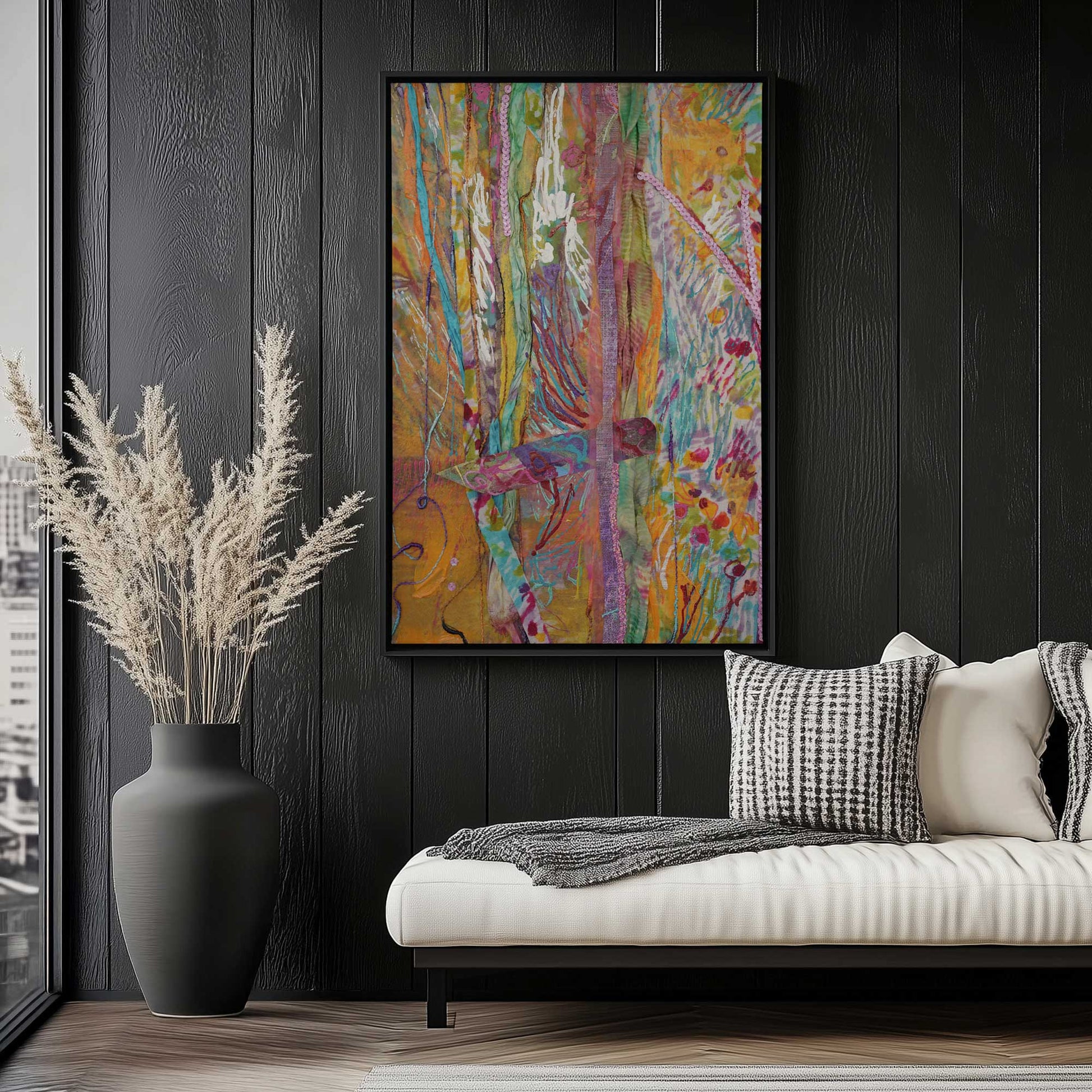 Picture of art in a room