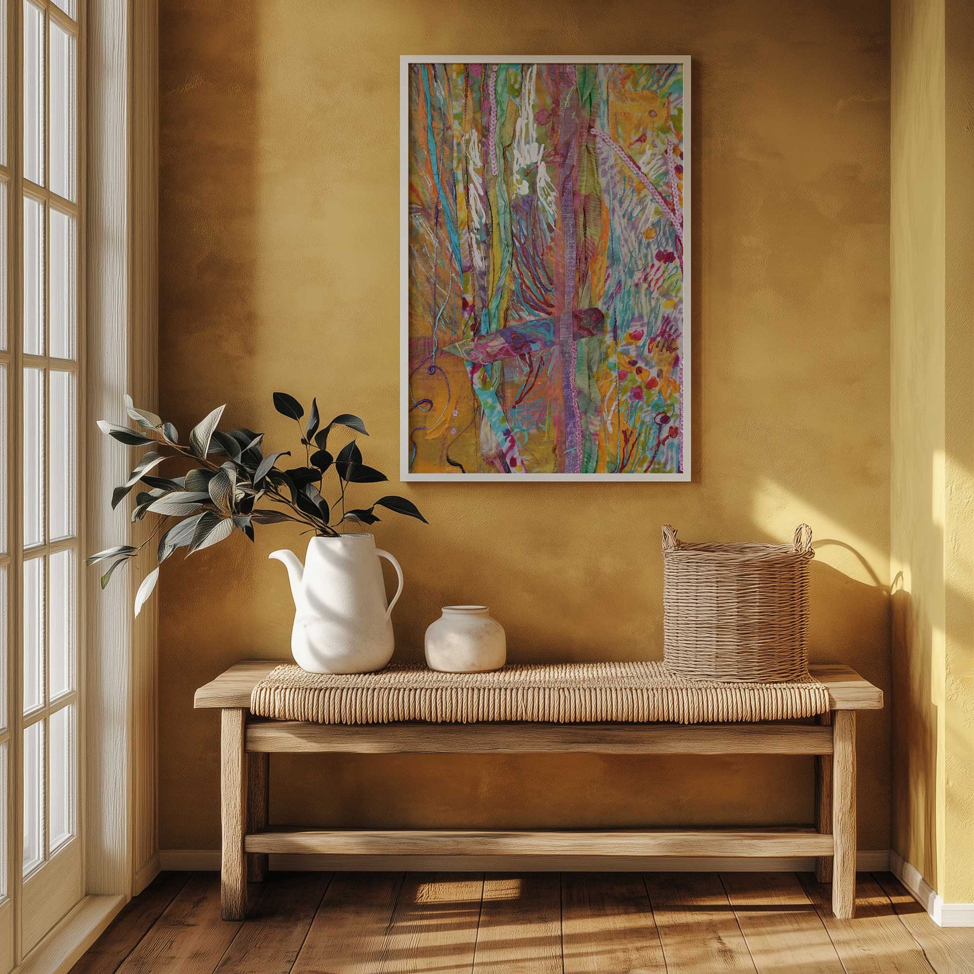 Picture of art in a room