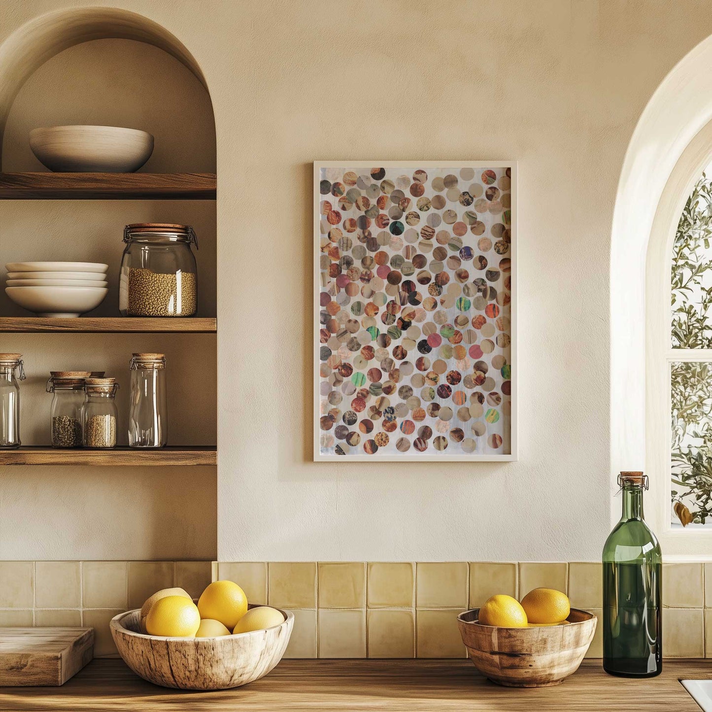 [SPECIAL],[LIFESTYLE], Picture of art hanging in a room