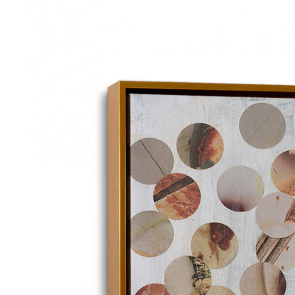 [Color:Polished Gold], Picture of art in a Polished Gold frame at an angle