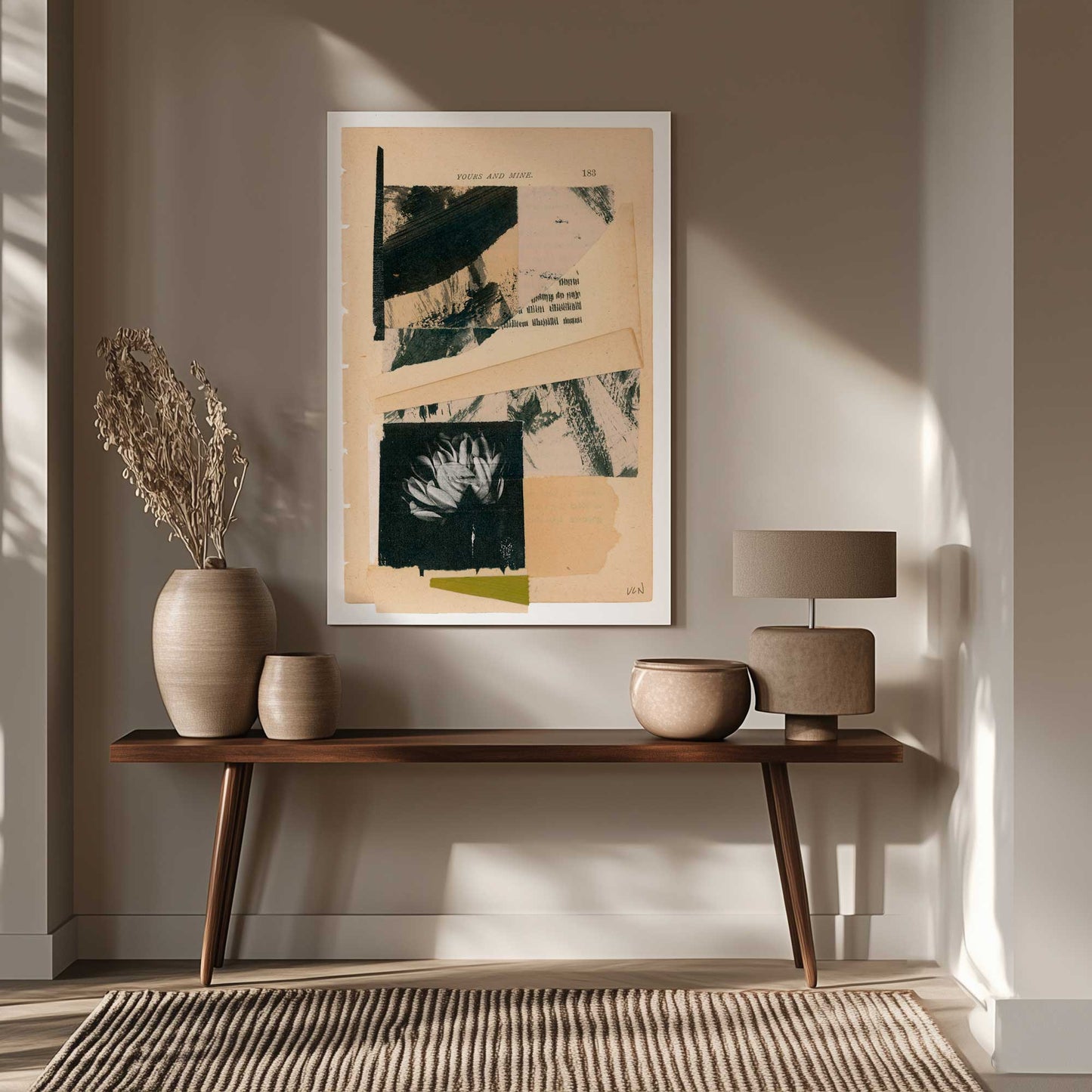 Picture of art in a room