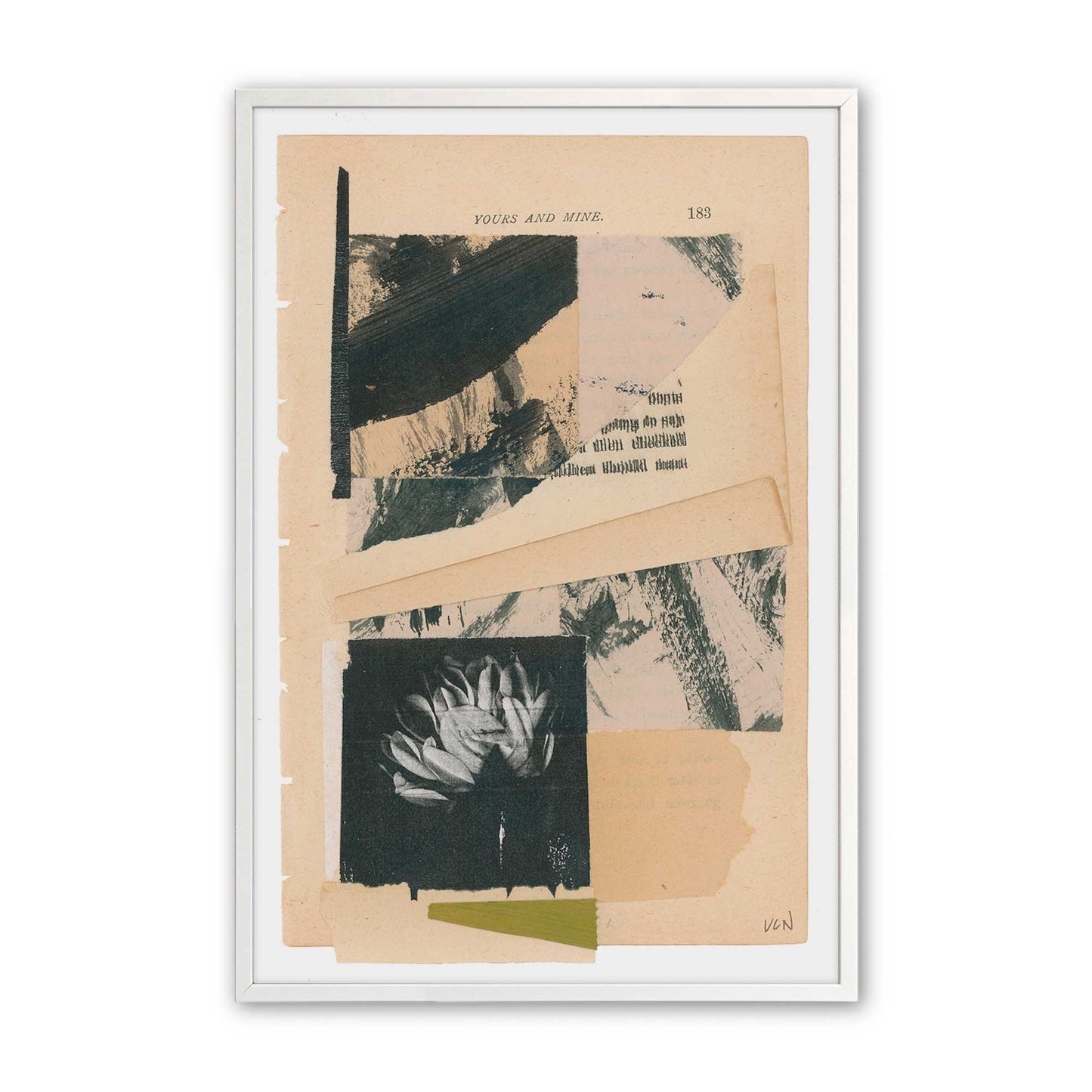 [Color:Opaque White], Picture of art in a Opaque White frame