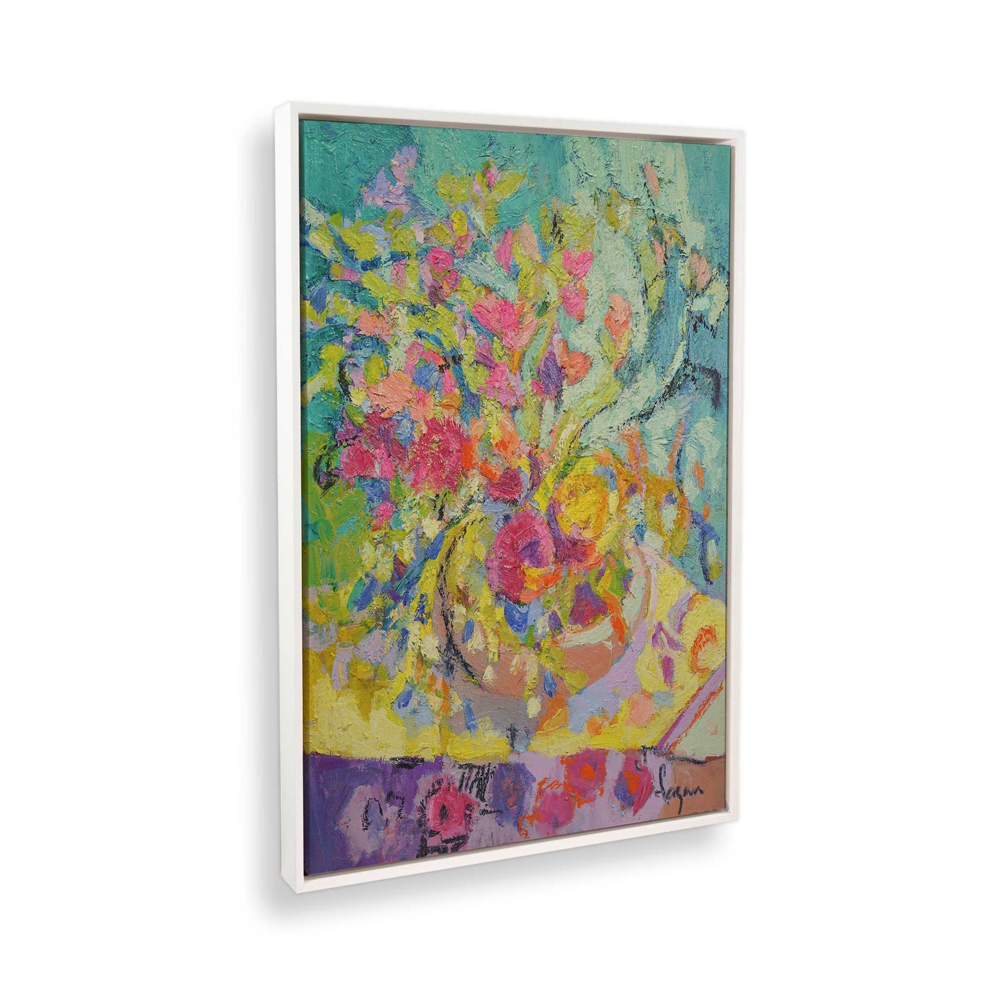 [Color:Opaque White], Picture of the corner of the art