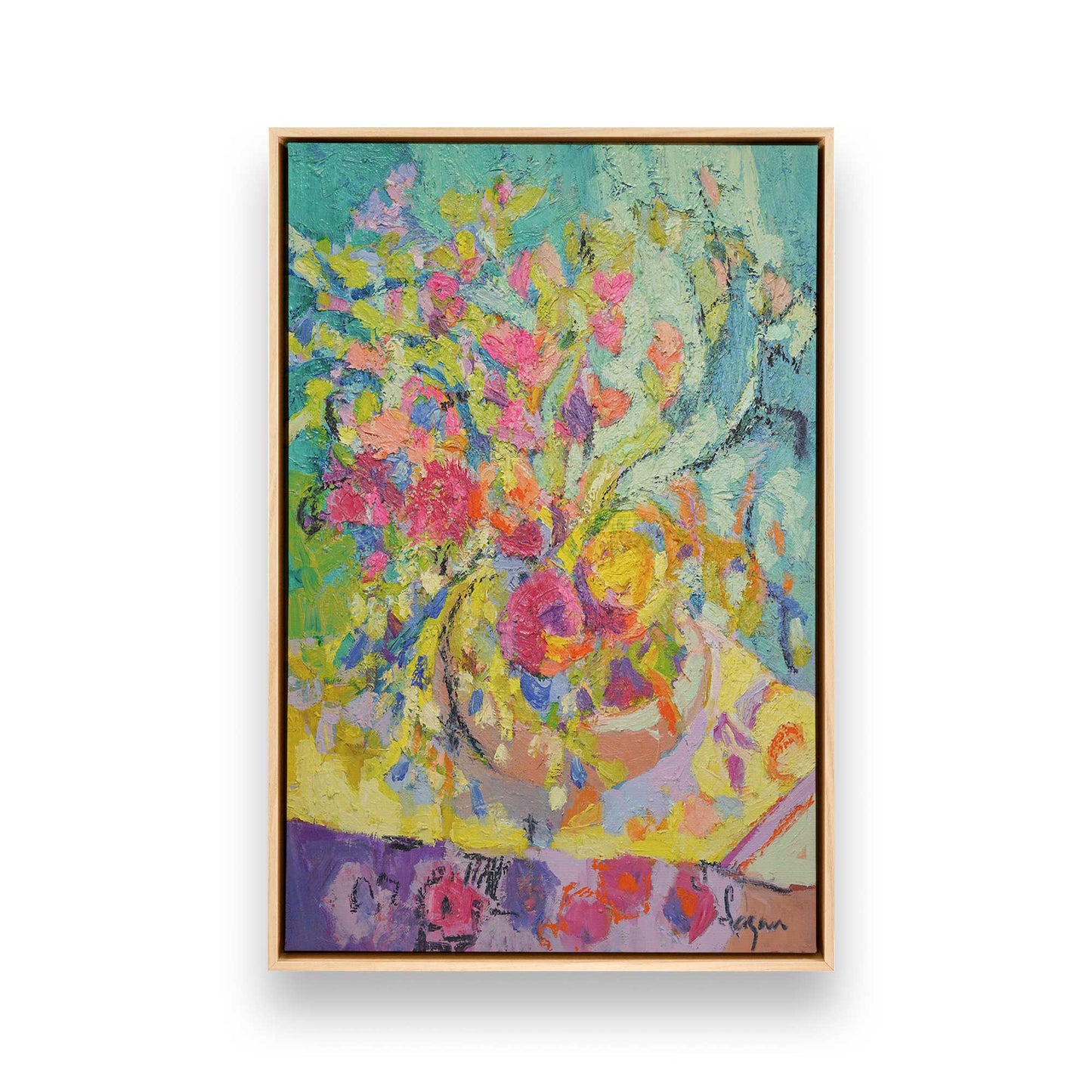 [Color:American Maple], Picture of art in a American Maple frame