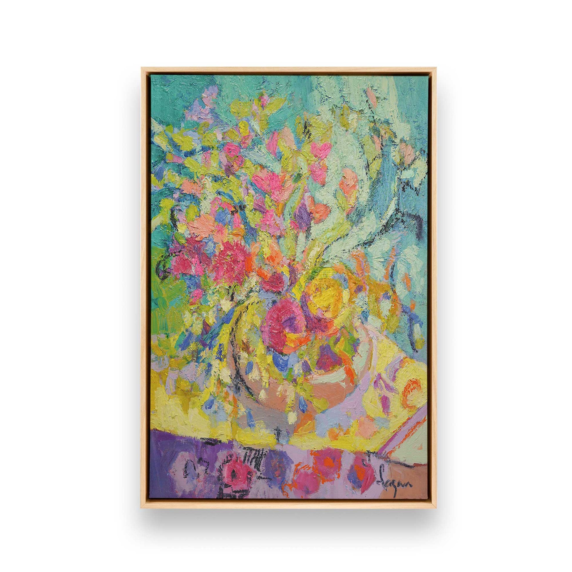 [Color:American Maple], Picture of art in a American Maple frame