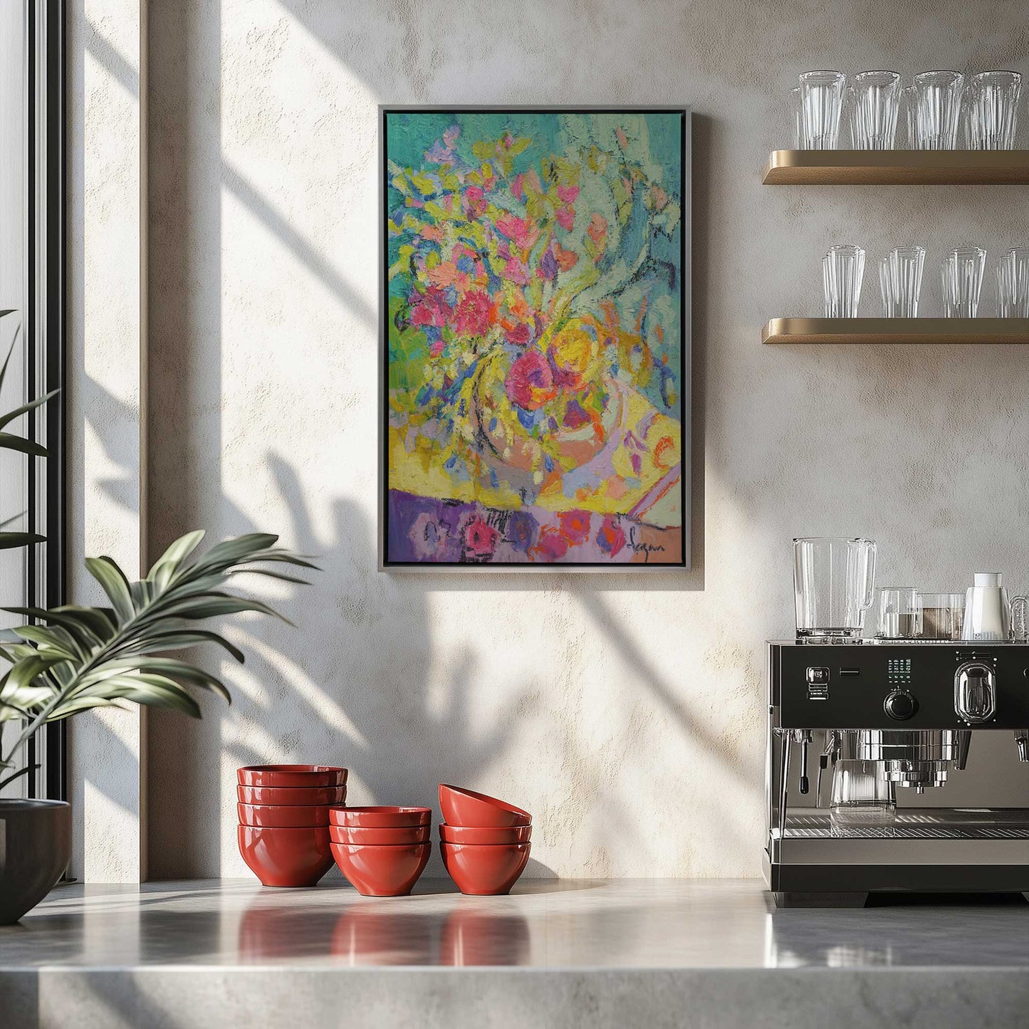Picture of art in a room
