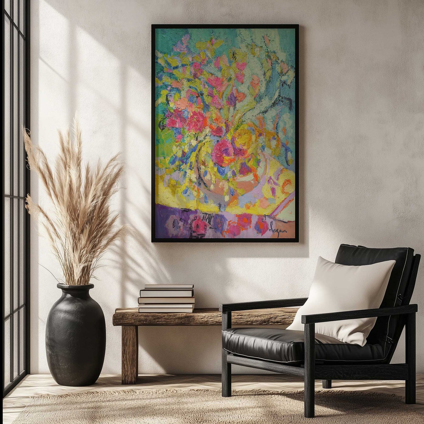 [SPECIAL],[LIFESTYLE], Picture of art hanging in a room