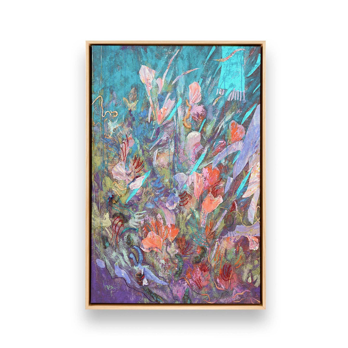[Color:American Maple], Picture of art in a American Maple frame