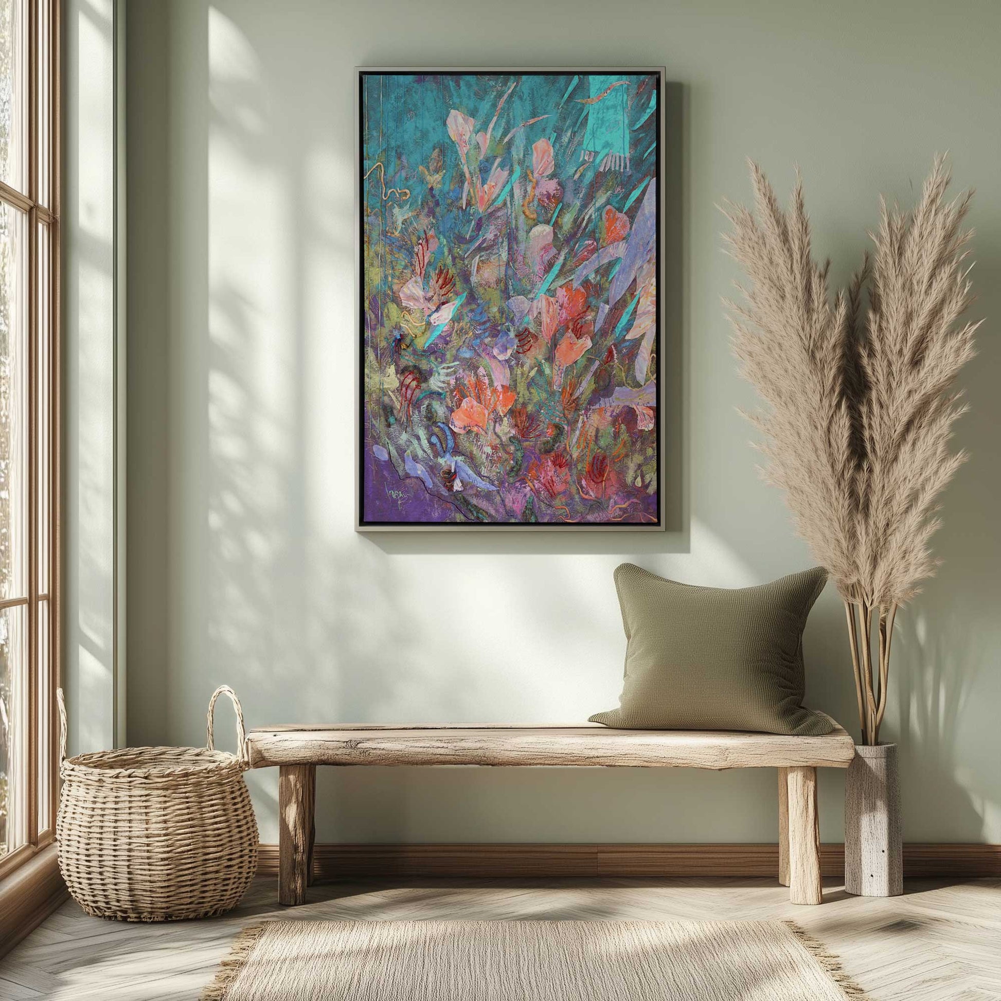 [LIFESTYLE],[SPECIAL],  Picture of art in a roo