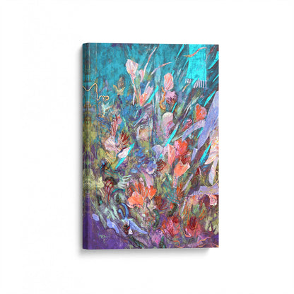 [Color:Stretched Canvas], Picture of art at an angle