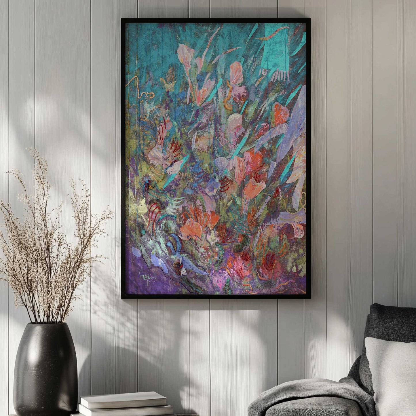 [SPECIAL],[LIFESTYLE], Picture of art hanging in a room