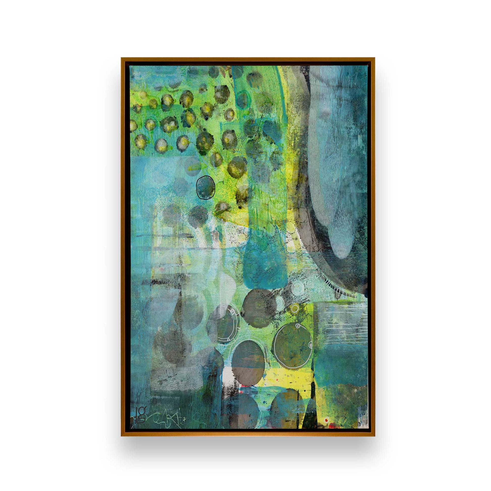 [Color:Polished Gold], Picture of art in a Polished Gold frame