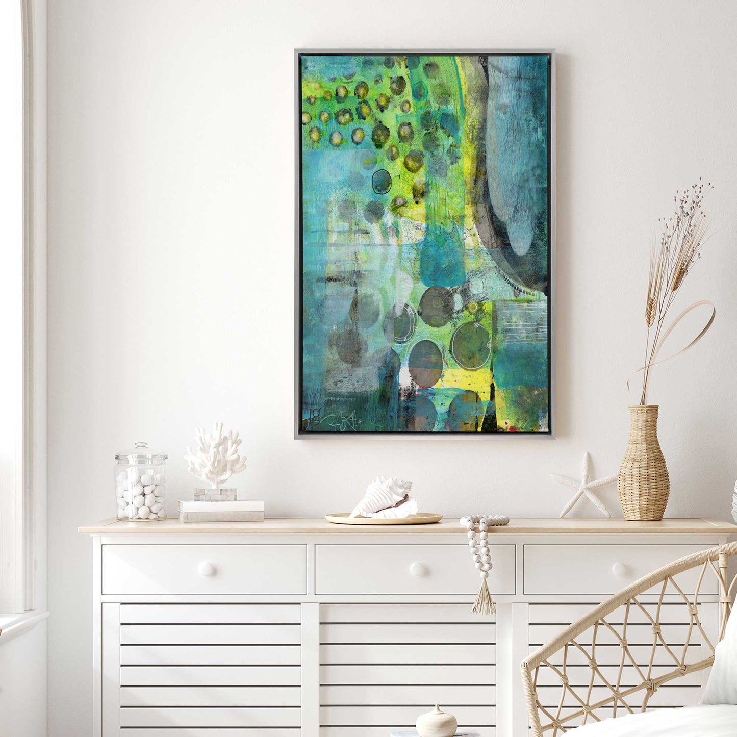 Picture of art in a room