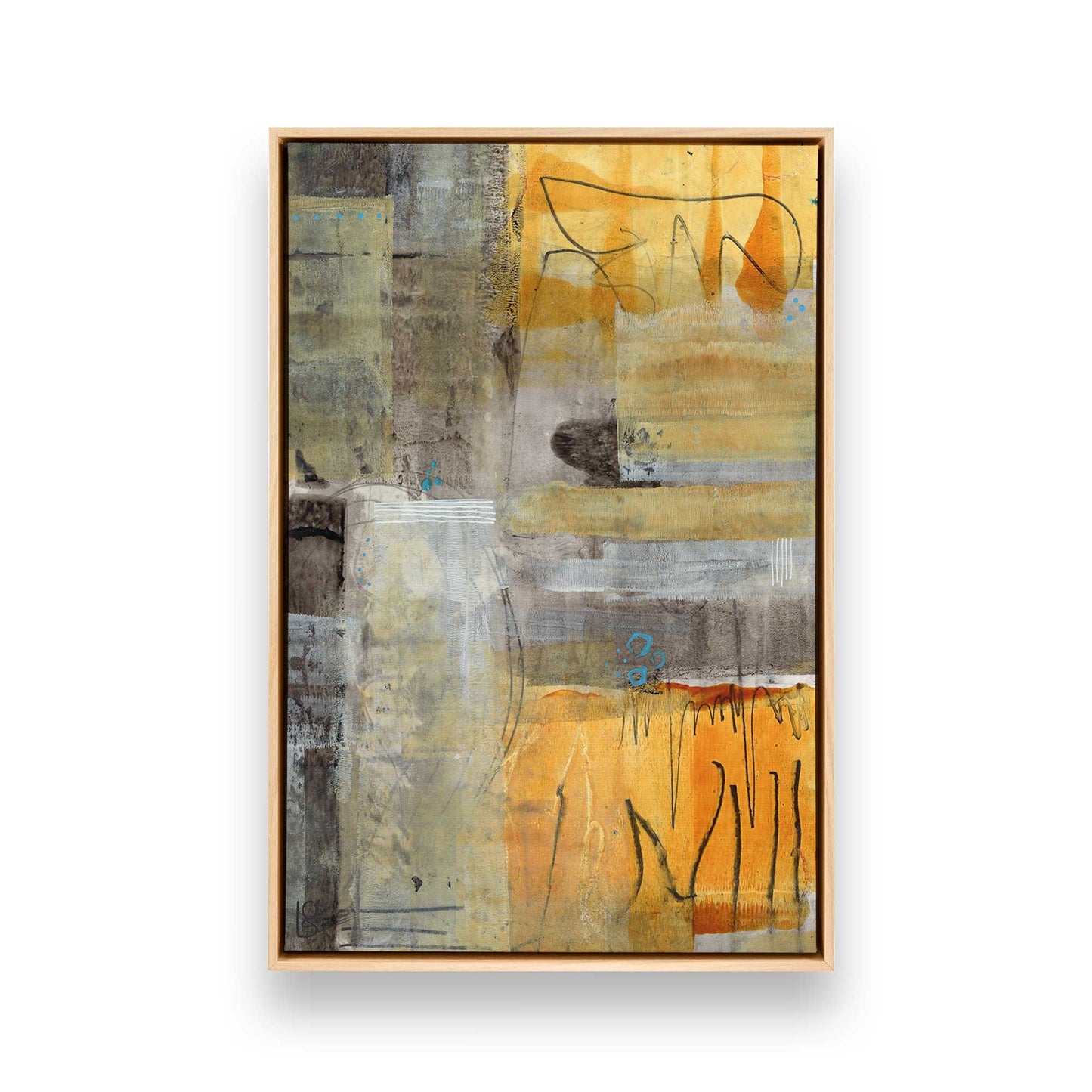 [Color:American Maple], Picture of art in a American Maple frame