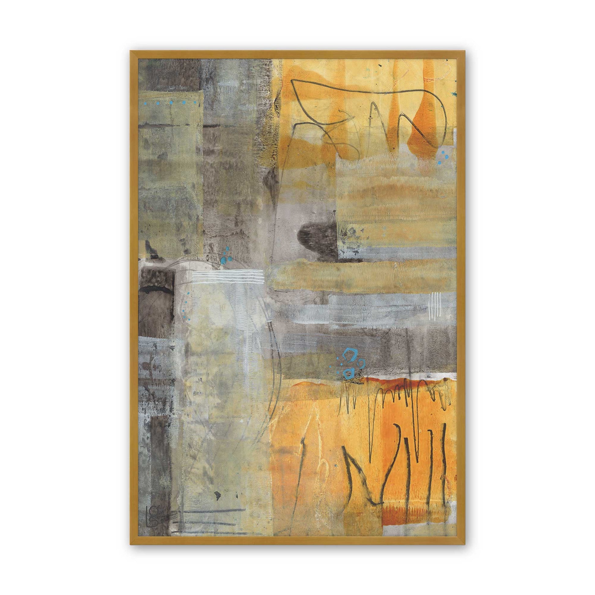 [Color:Polished Gold], Picture of art in a Polished Gold frame