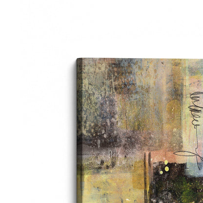 [Color:Stretched Canvas], Picture of the corner of the art