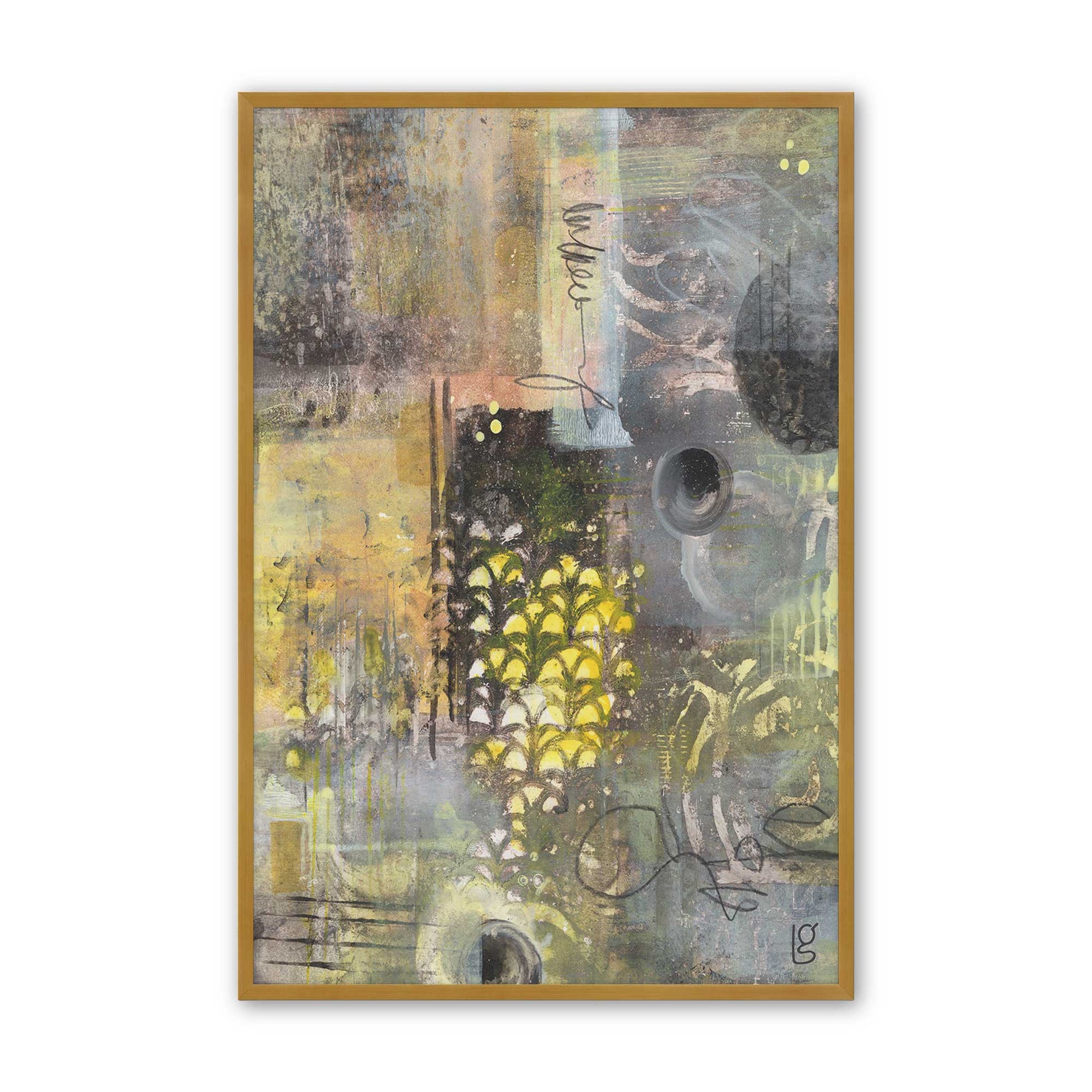 [Color:Polished Gold], Picture of art in a Polished Gold frame