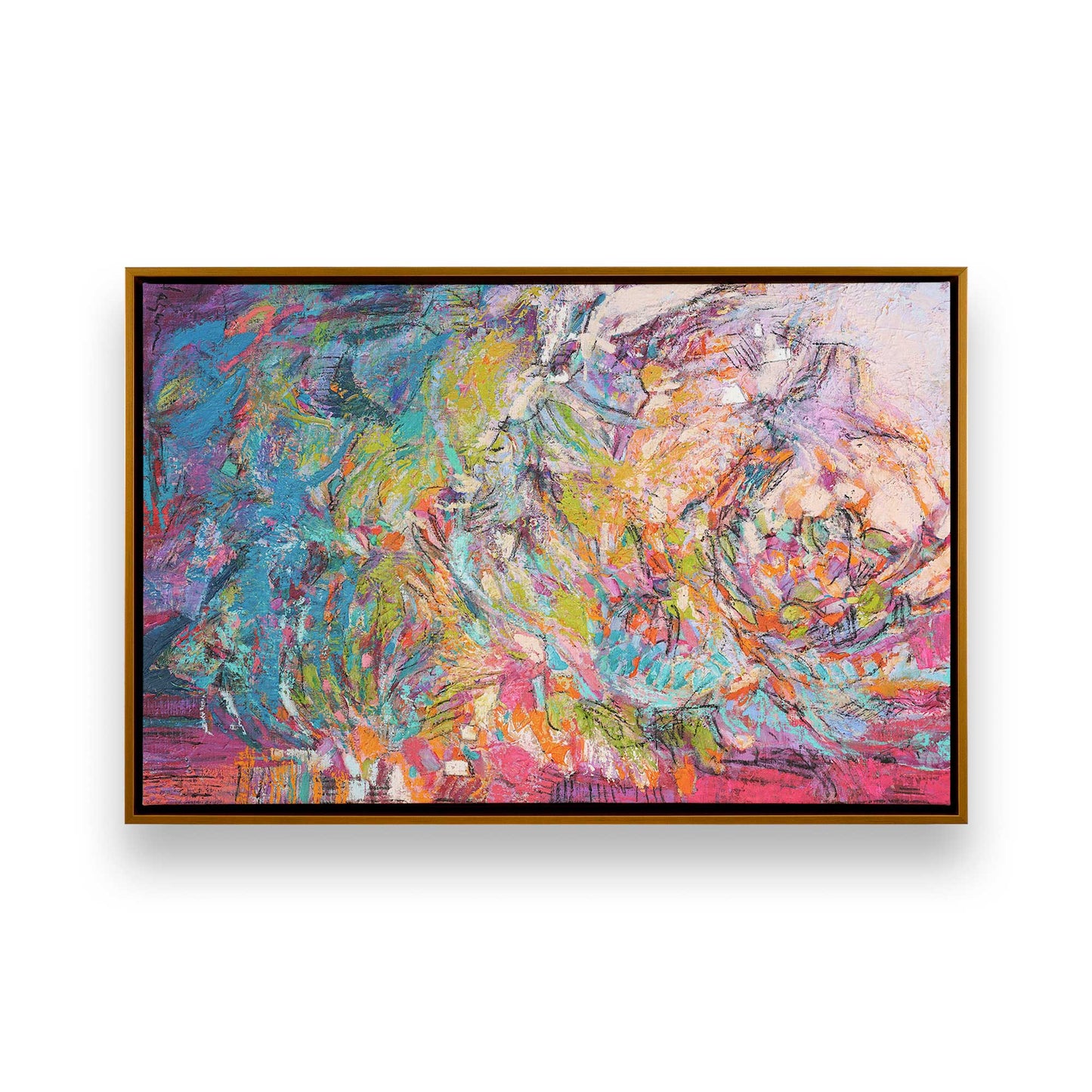 [Color:Polished Gold], Picture of art in a Polished Gold frame