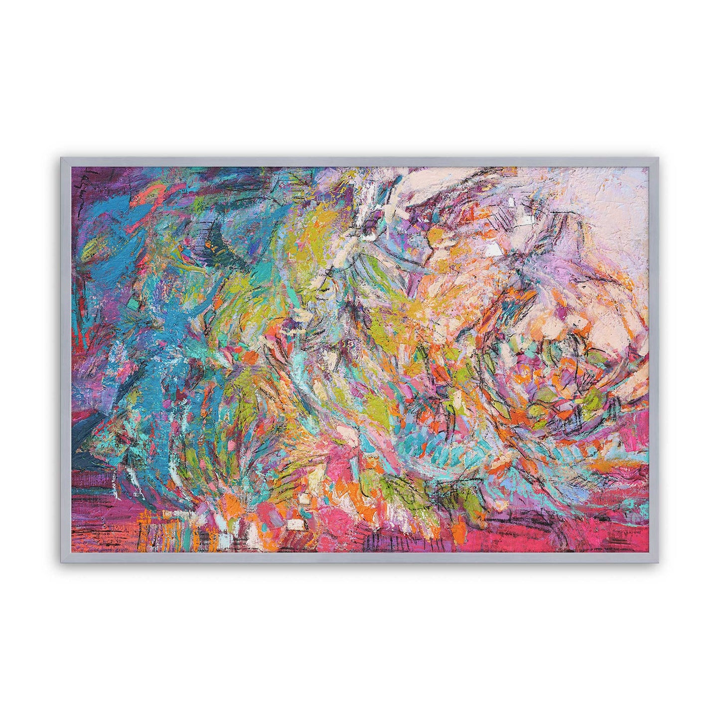 [Color:Polished Chrome], Picture of art in a Polished Chrome frame
