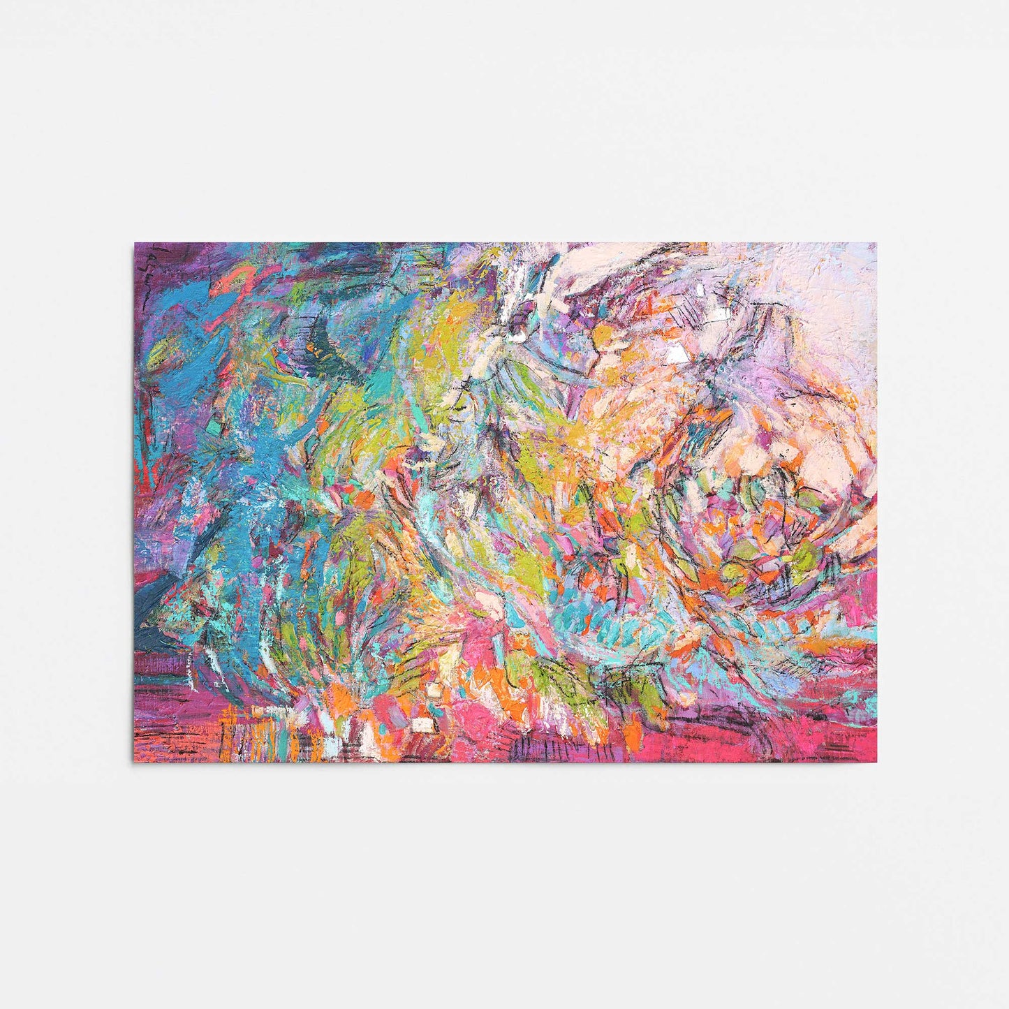 [Color:Rolled Print], Picture of close up of art