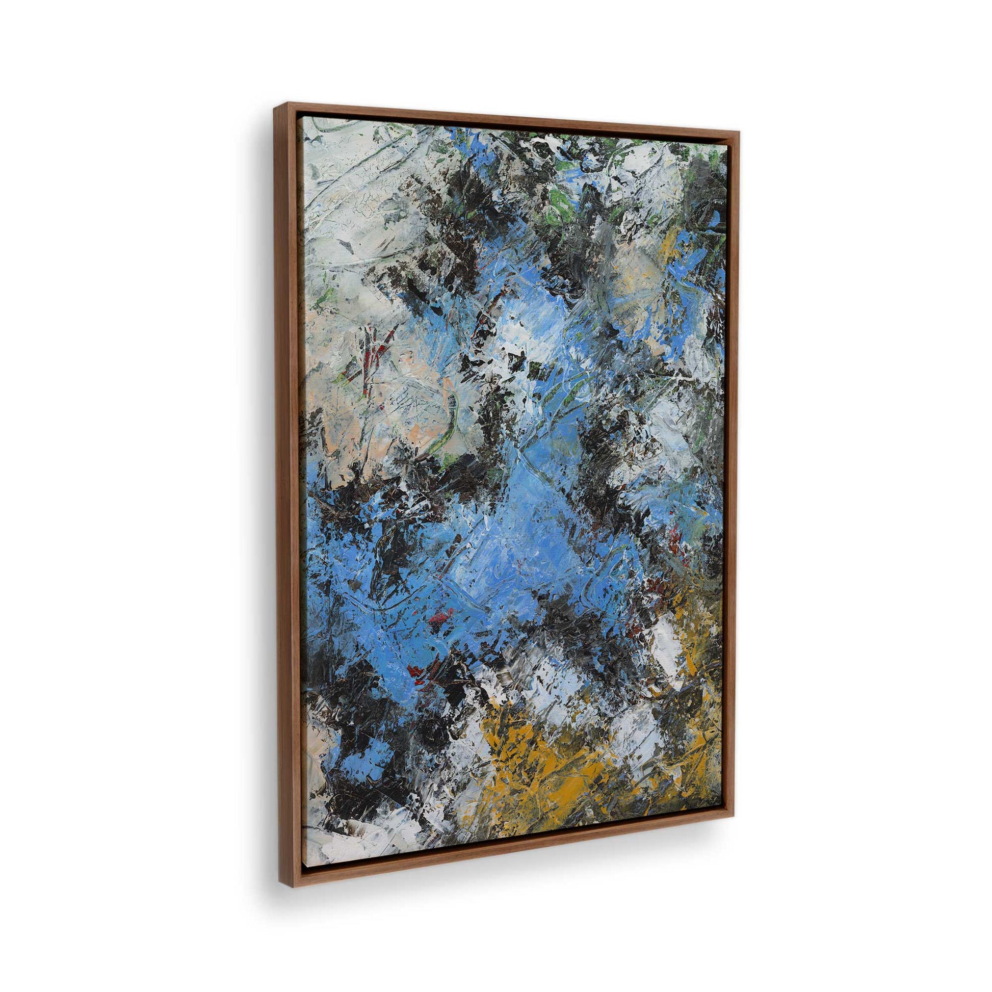 [Color:Walnut], Picture of the corner of the art