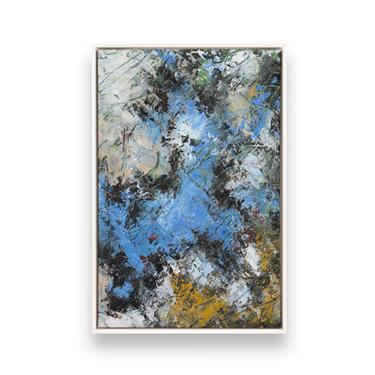 [Color:Opaque White], Picture of art in a White frame