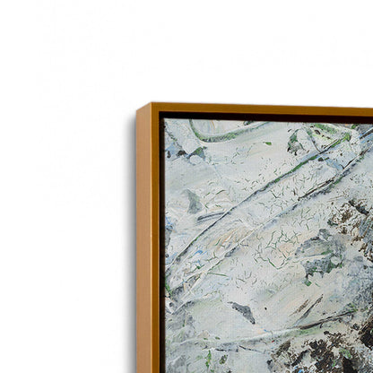 [Color:Polished Gold], Picture of art in a Polished Gold frame at an angle