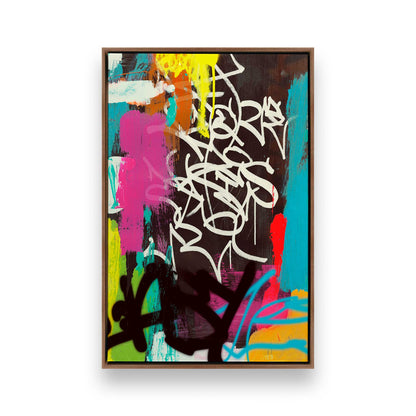 [Color:Walnut], Picture of art in a Walnut frame