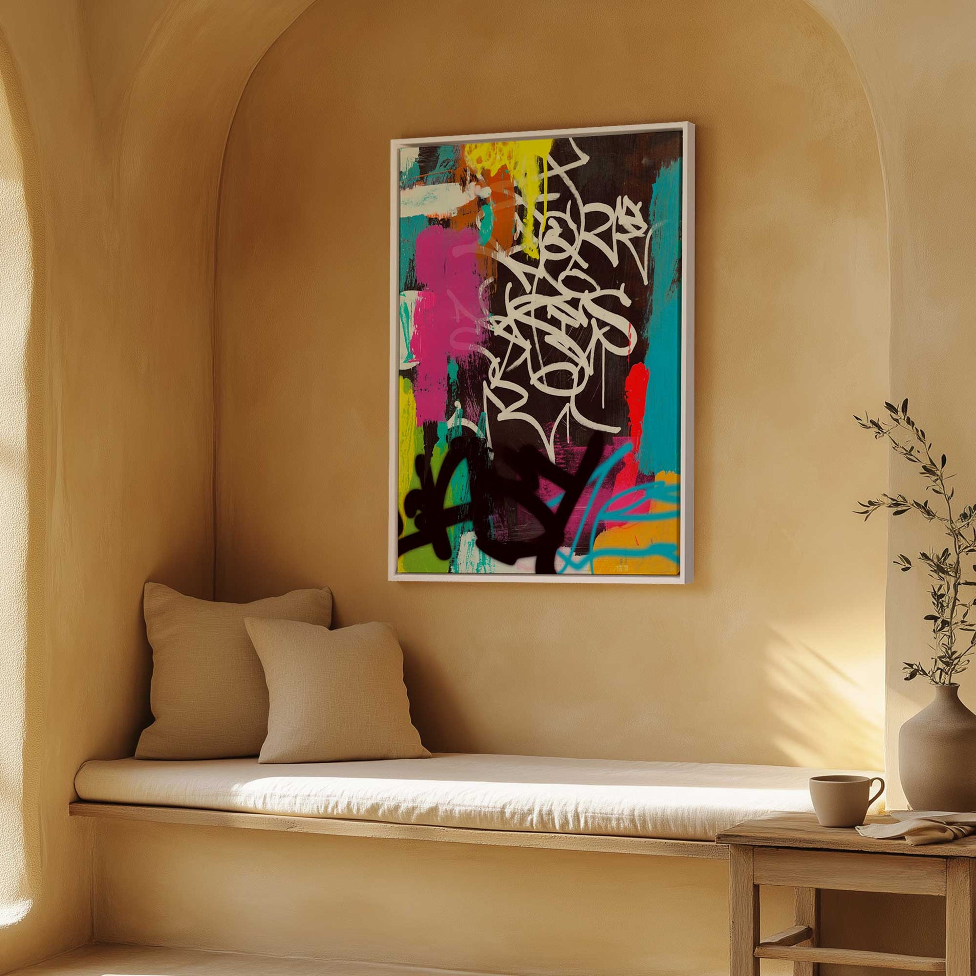 [LIFESTYLE],[SPECIAL],  Picture of art in a roo