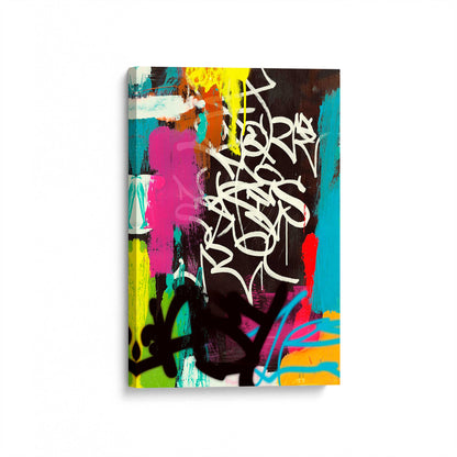 [Color:Stretched Canvas], Picture of art at an angle