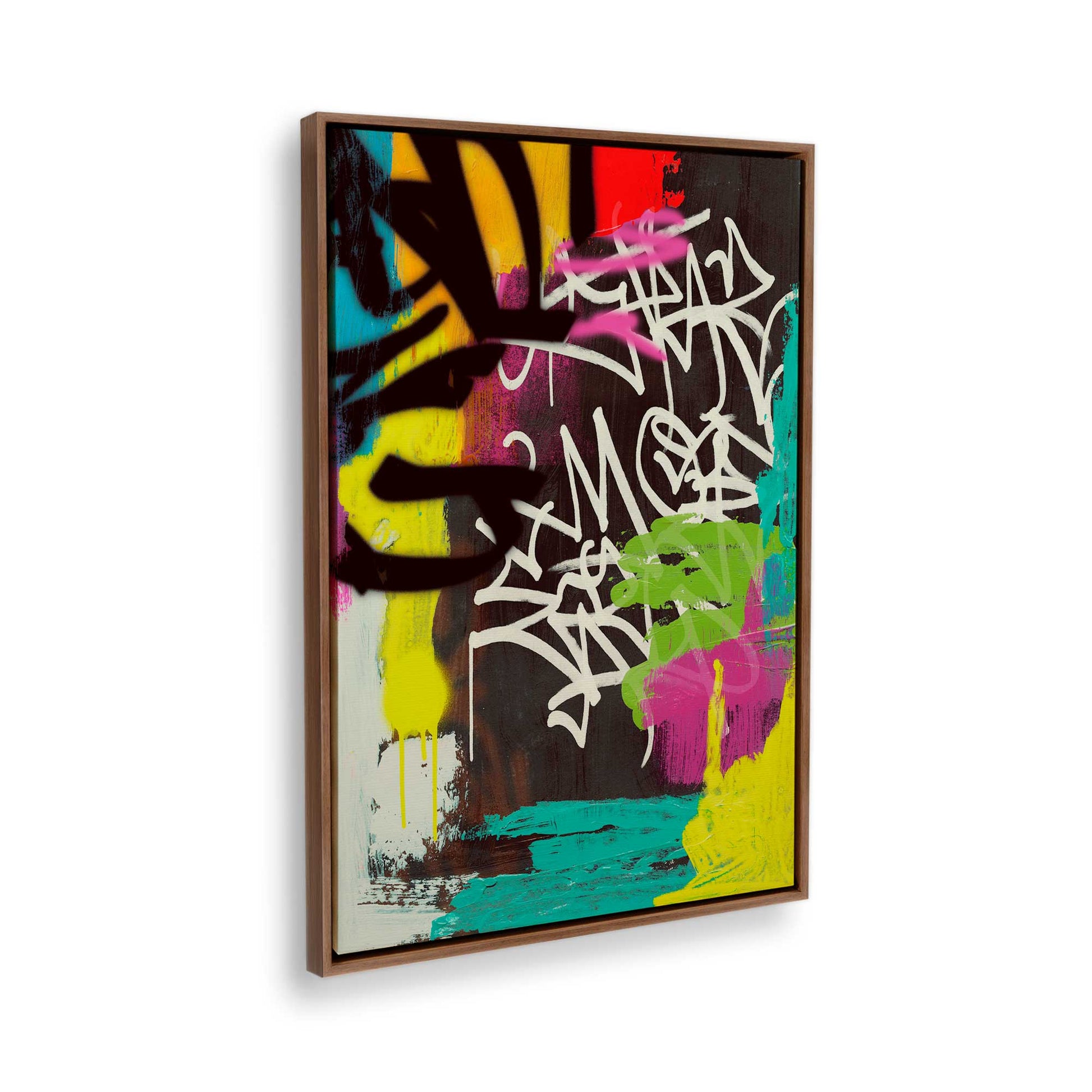 [Color:Walnut], Picture of the corner of the art
