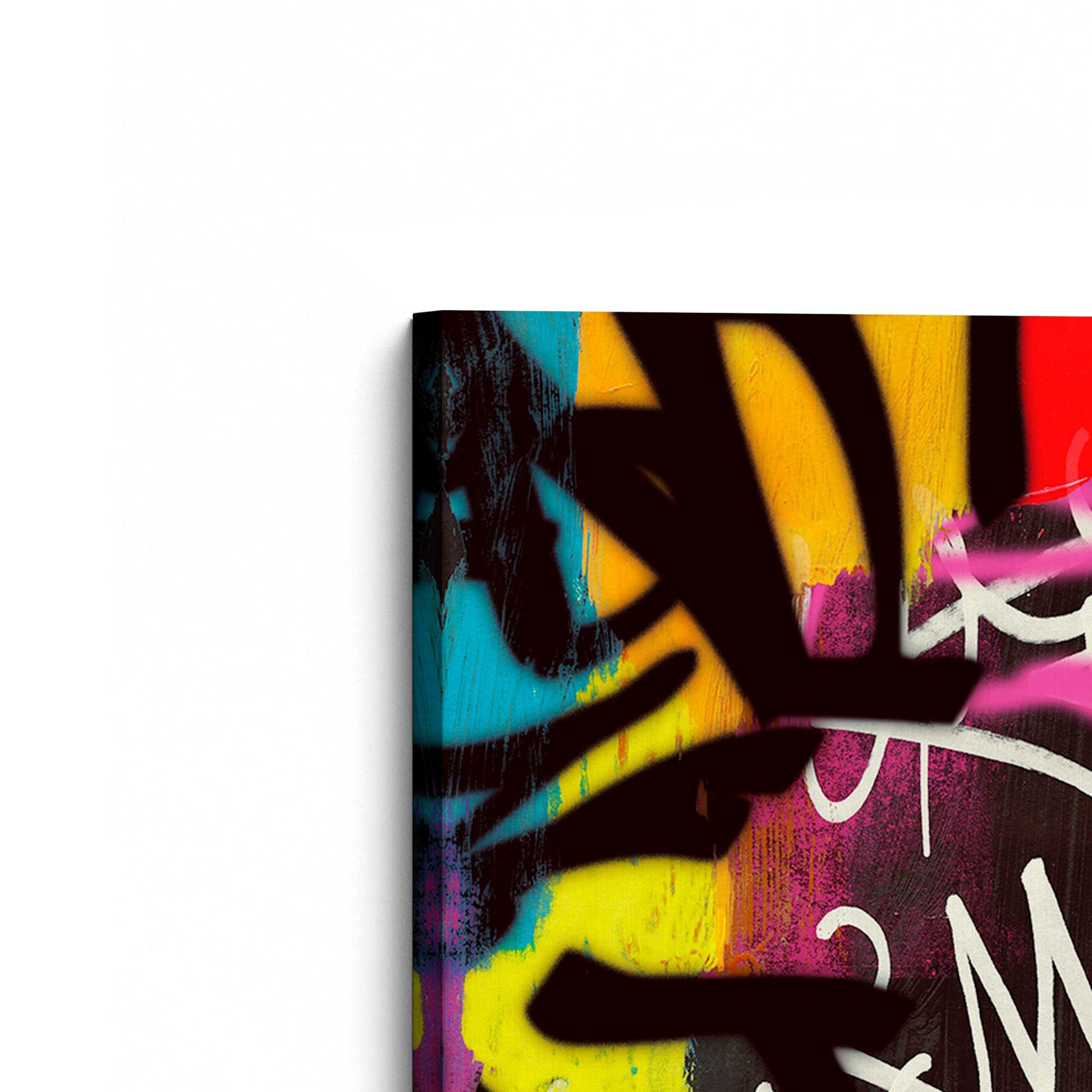 [Color:Stretched Canvas], Picture of the corner of the art