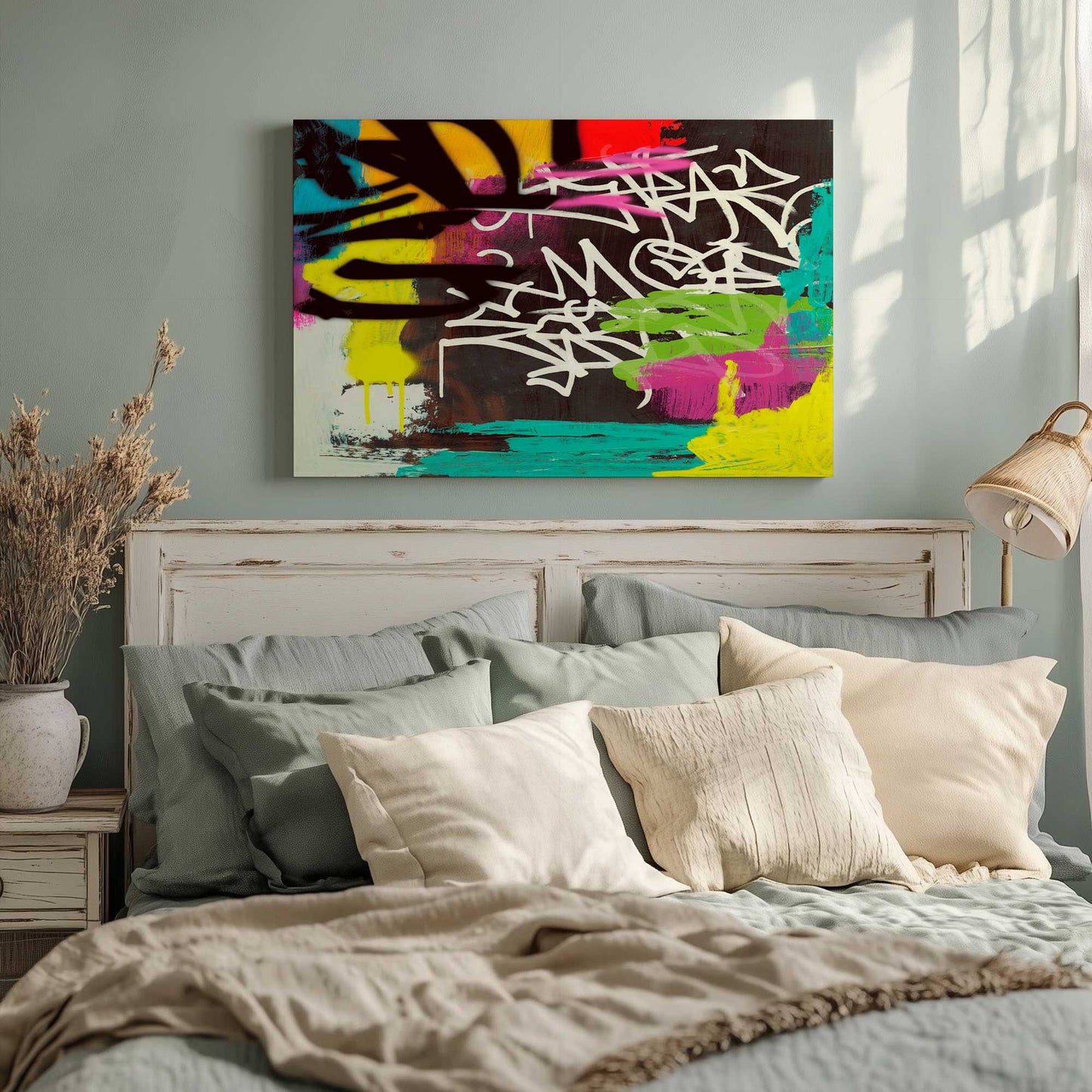Picture of art in a room