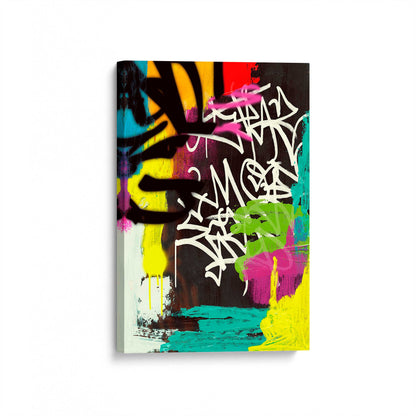 [Color:Stretched Canvas], Picture of art at an angle