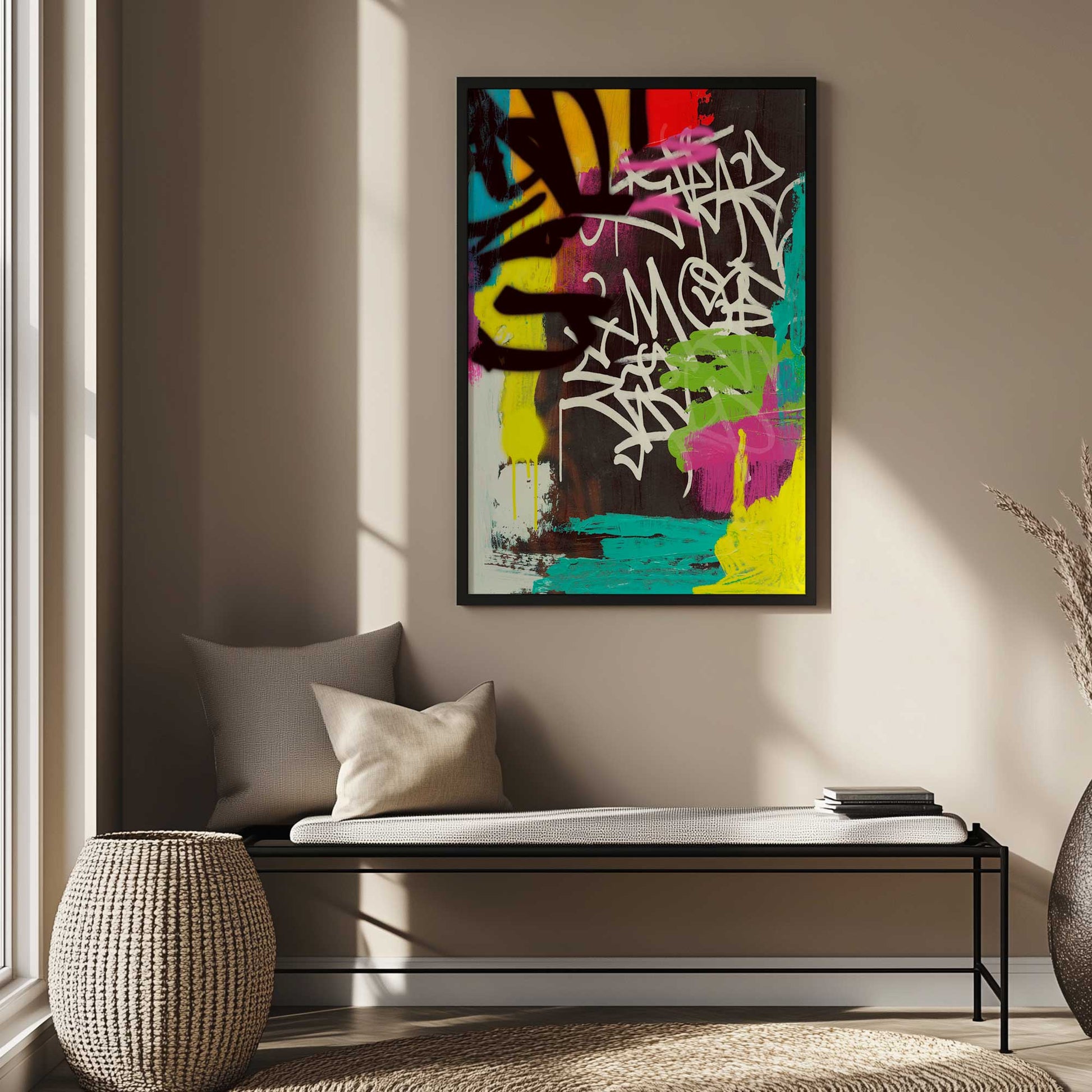 [SPECIAL],[LIFESTYLE], Picture of art hanging in a room