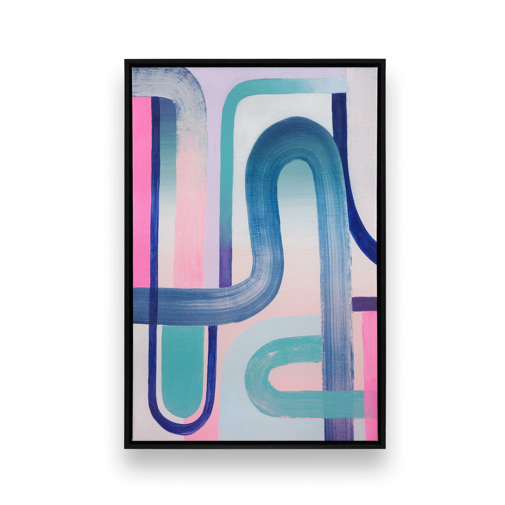 [Color:Satin Black], Picture of art in a Satin Black frame