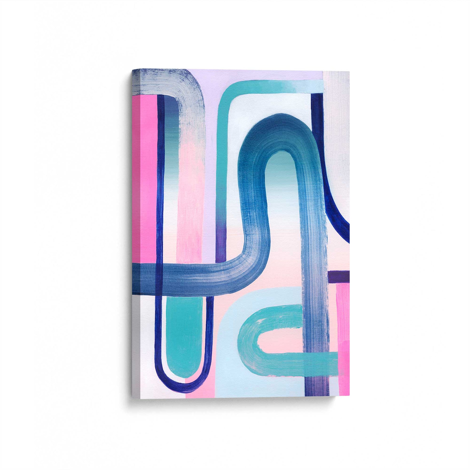 [Color:Stretched Canvas], Picture of art at an angle