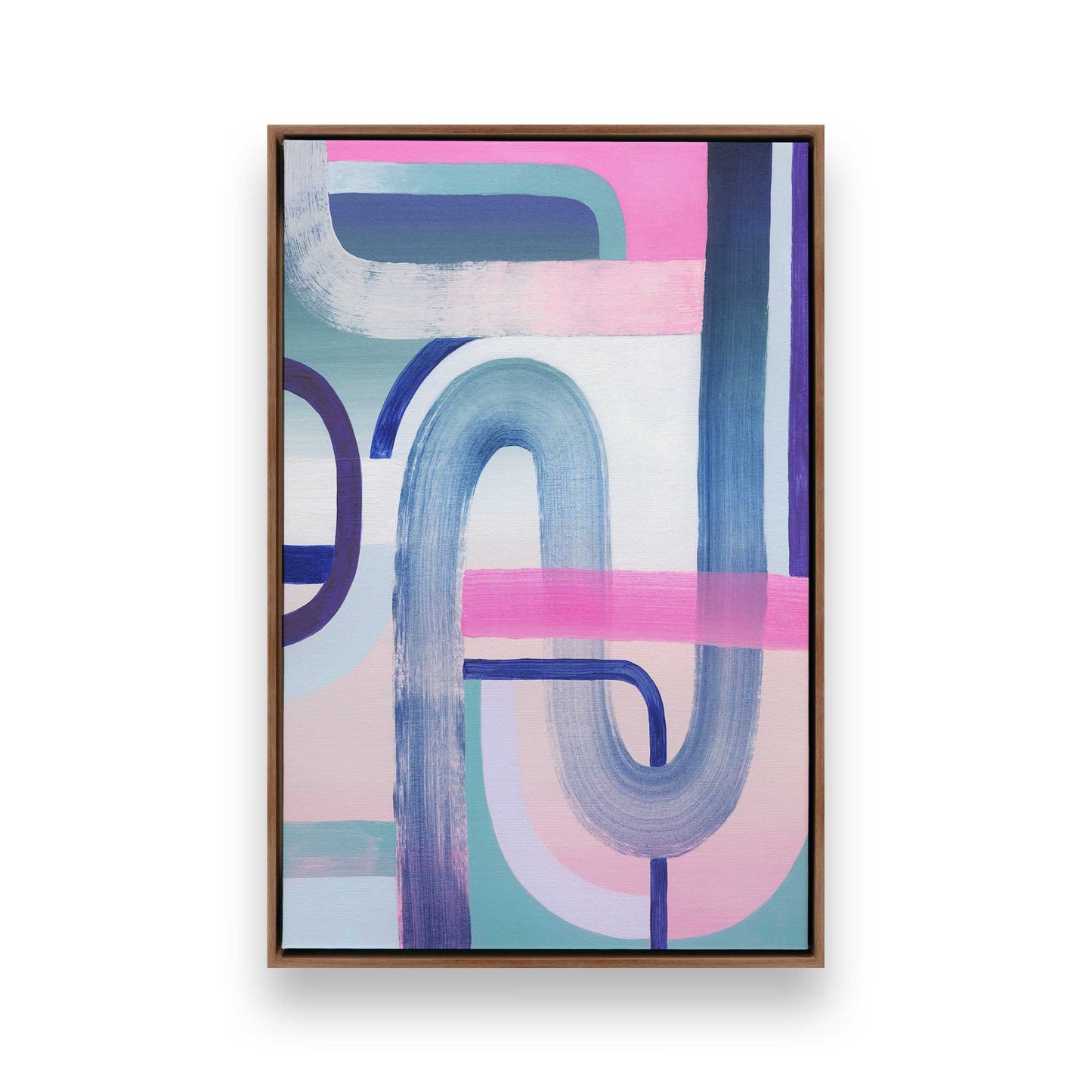 [Color:Walnut], Picture of art in a Walnut frame