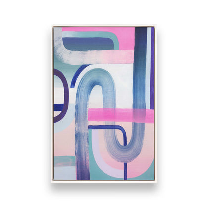 [Color:Opaque White], Picture of art in a White frame