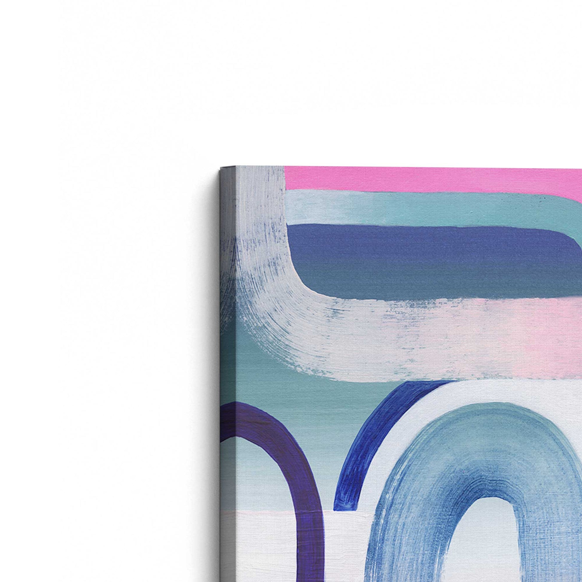 [Color:Stretched Canvas], Picture of the corner of the art