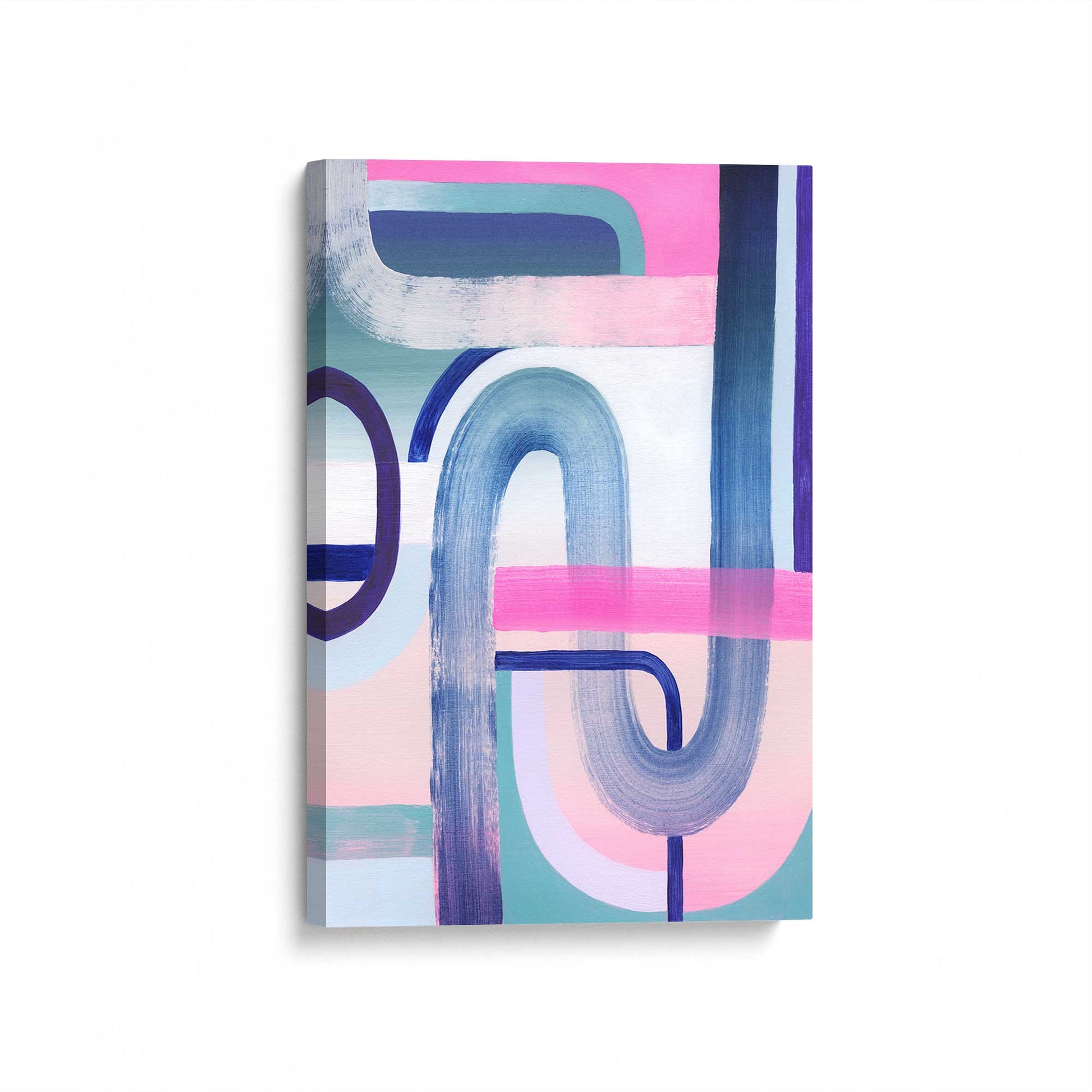 [Color:Stretched Canvas], Picture of art at an angle